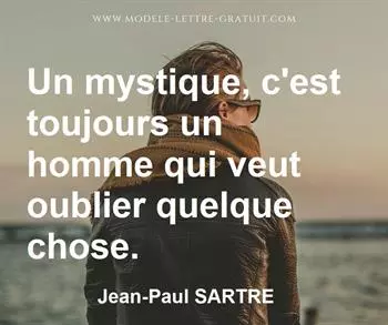 Citation de Jean-Paul SARTRE