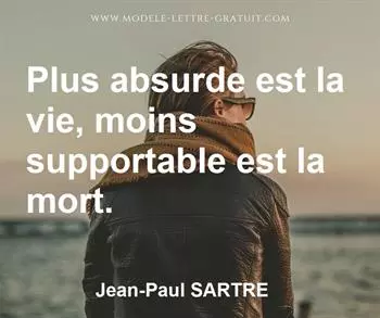 Citation de Jean-Paul SARTRE
