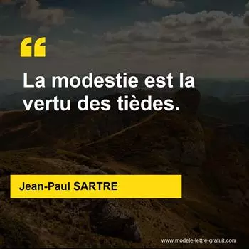 Citation Jean-Paul SARTRE