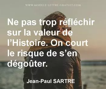 Citation de Jean-Paul SARTRE