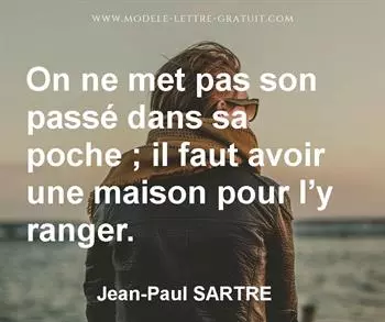 Citation de Jean-Paul SARTRE