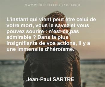 Citation de Jean-Paul SARTRE