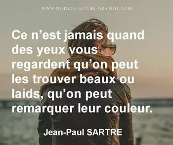 Citation de Jean-Paul SARTRE
