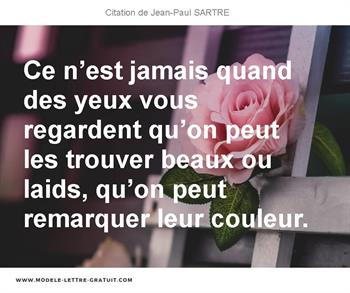 Citations Jean-Paul SARTRE