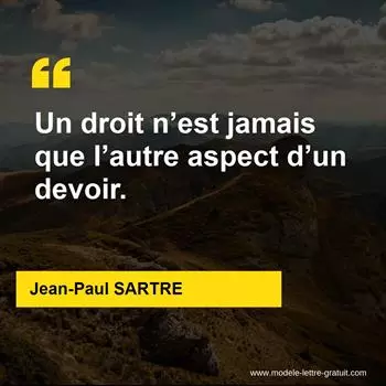 Citation Jean-Paul SARTRE