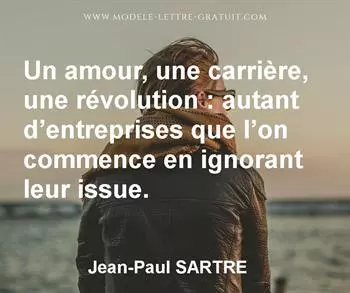Citation de Jean-Paul SARTRE