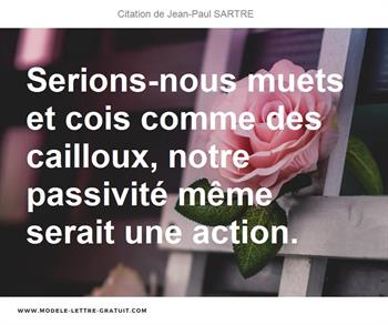 Citations Jean-Paul SARTRE