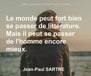 Citation de Jean-Paul SARTRE