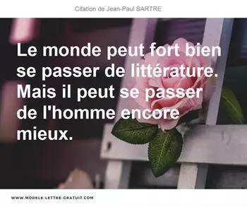 Citations Jean-Paul SARTRE