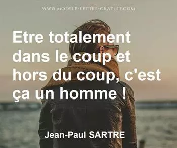 Citation de Jean-Paul SARTRE