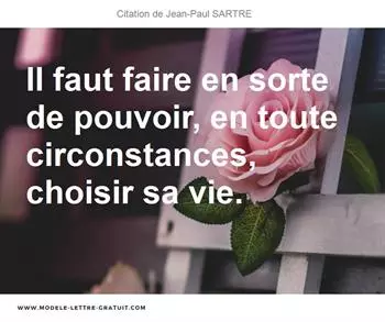 Citations Jean-Paul SARTRE