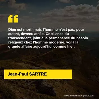 Citation Jean-Paul SARTRE