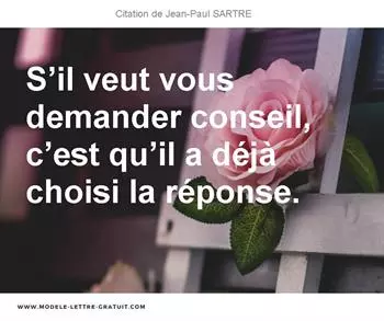 Citations Jean-Paul SARTRE