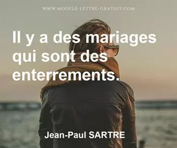 Citation de Jean-Paul SARTRE