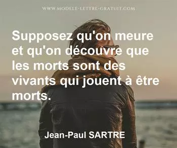 Citation de Jean-Paul SARTRE