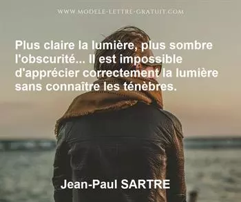 Citation de Jean-Paul SARTRE