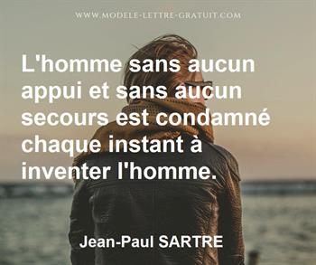 Citation de Jean-Paul SARTRE