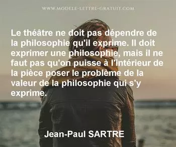 Citation de Jean-Paul SARTRE
