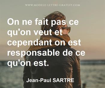 Citation de Jean-Paul SARTRE