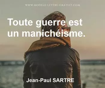 Citation de Jean-Paul SARTRE
