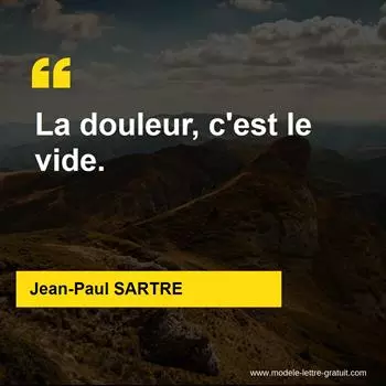 Citation Jean-Paul SARTRE