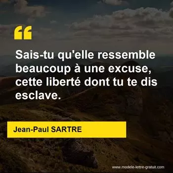 Citation Jean-Paul SARTRE