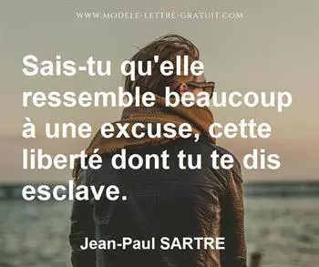 Citation de Jean-Paul SARTRE