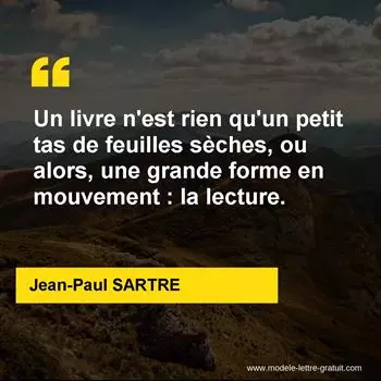 Citation Jean-Paul SARTRE