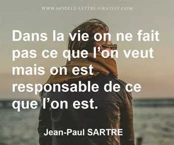 Citation de Jean-Paul SARTRE