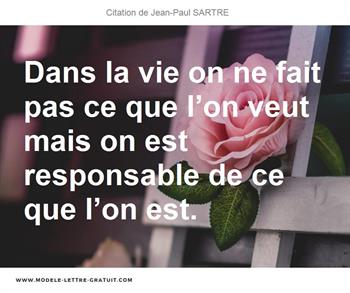 Citations Jean-Paul SARTRE