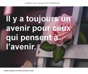Citations François MITTERRAND