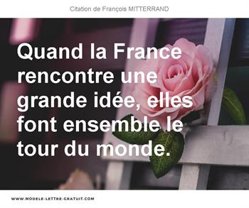 Citations François MITTERRAND