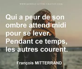 Citation de François MITTERRAND