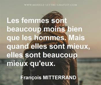 Citation de François MITTERRAND