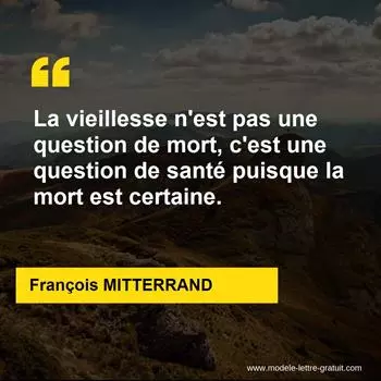 Citation François MITTERRAND