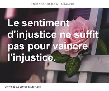 Citations François MITTERRAND