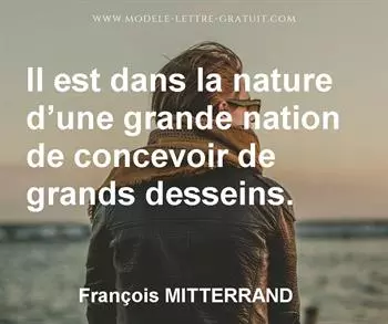 Citation de François MITTERRAND