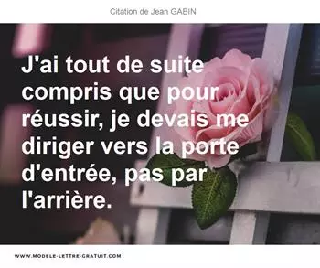 Citations Jean GABIN