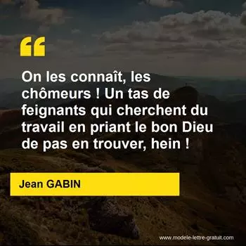 Citation Jean GABIN