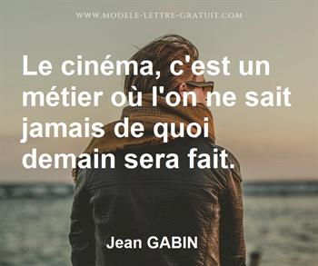 Citation de Jean GABIN