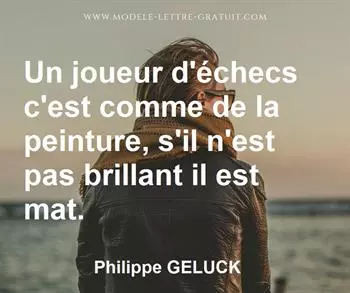 Citation de Philippe GELUCK