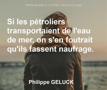 Citation de Philippe GELUCK