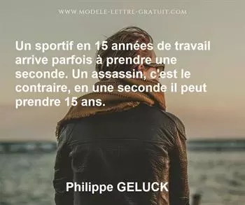 Citation de Philippe GELUCK