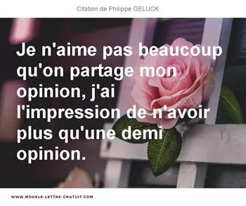 Citations Philippe GELUCK