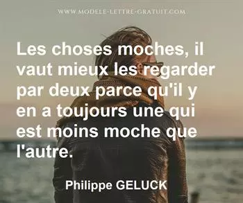 Citation de Philippe GELUCK