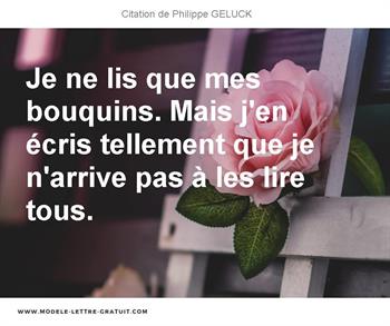 Citations Philippe GELUCK
