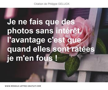 Citations Philippe GELUCK