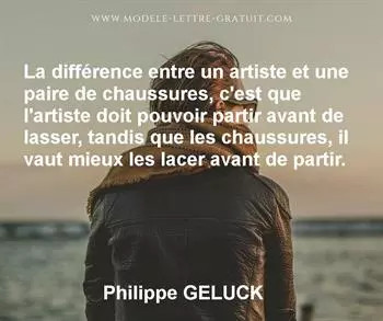 Citation de Philippe GELUCK