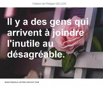 Citations Philippe GELUCK