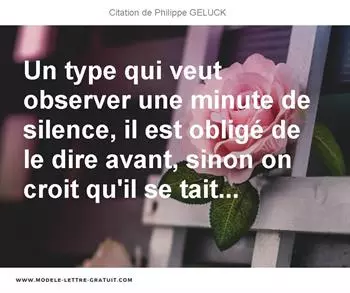 Citations Philippe GELUCK